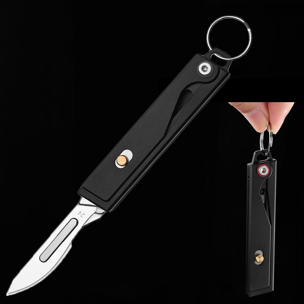 Edc Concealed Carry Knife - Stainless Steel Surgical Knife EDC Key