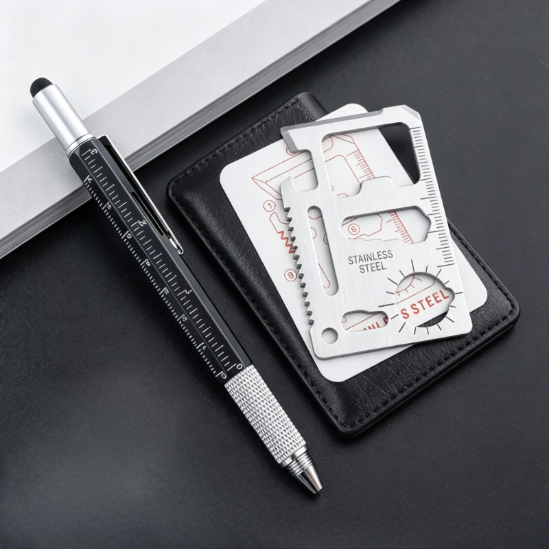 Edc Carry For Men - Men Gifts 6-in-1 Multitool Pen 11-in-1