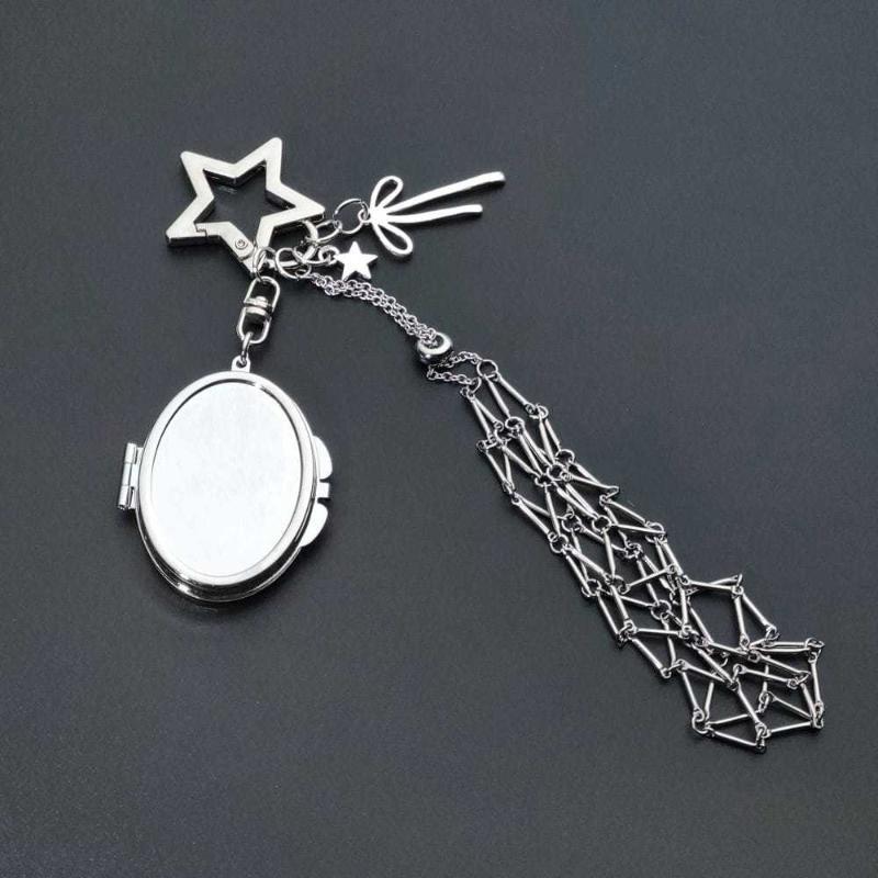 Edc Able Carry - Metal Net Pocket Lipstick Cover Keychain