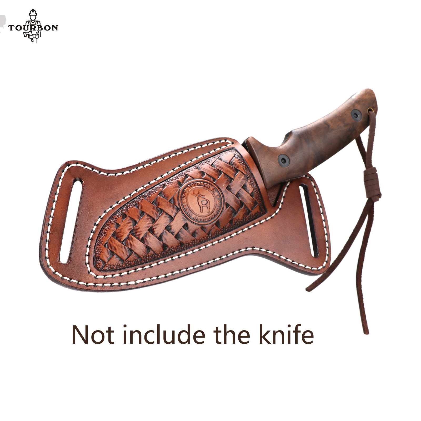 Edc Able Carry - Tourbon Leather Knife Sheath Tool Fixed