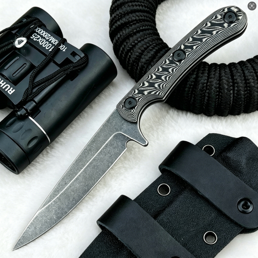 Edc Fixed Blade Deep Carry - Everyday Carry Outdoor EDC Straight Knife