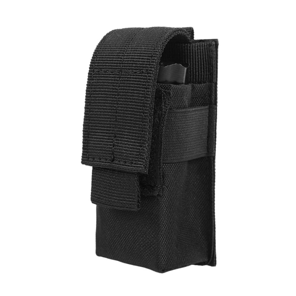 Edc Carry Holster - Tactical Molle 9mm Single Magazine Pouch,Torch