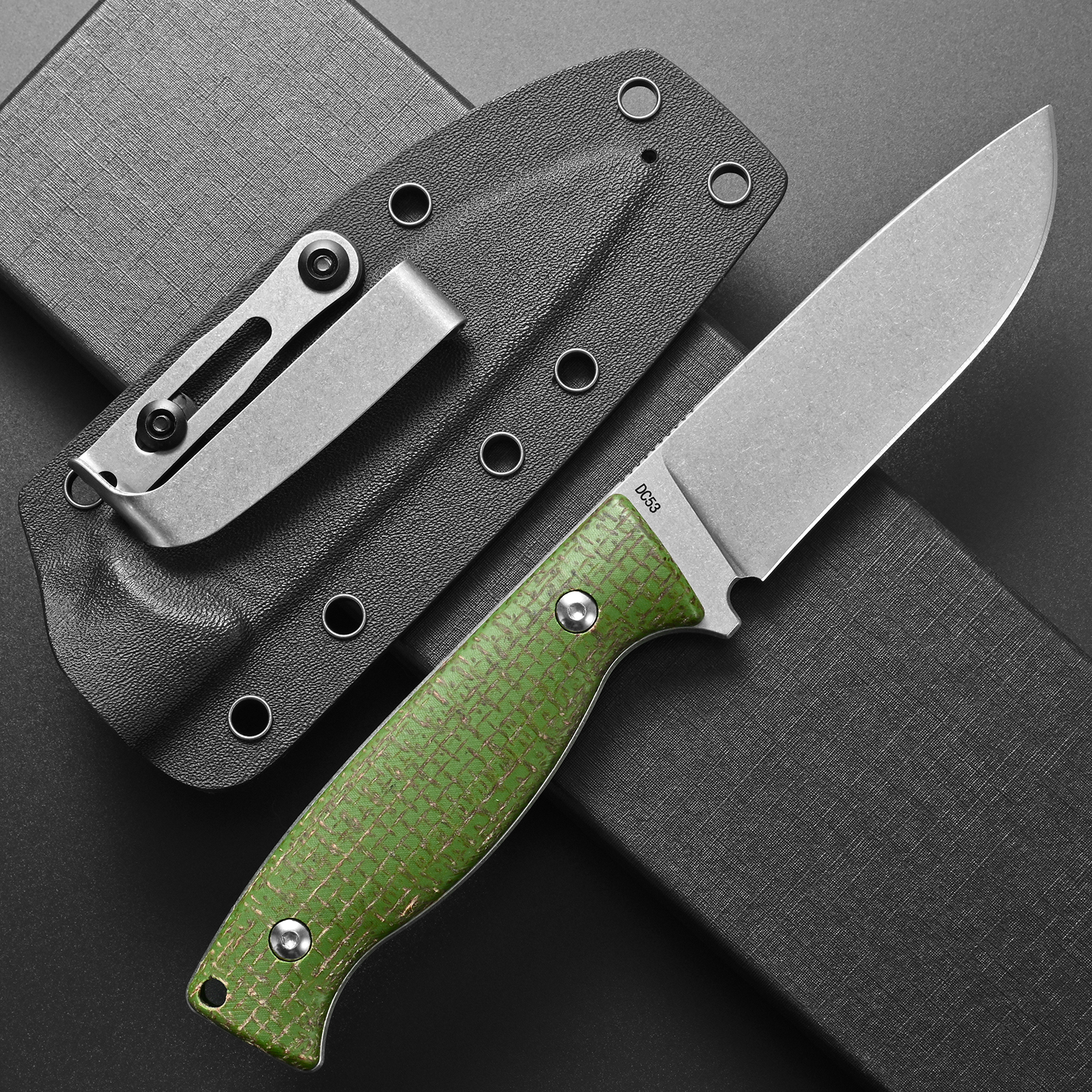 Edc Fixed Blade Deep Carry - Eafengrow EF165 Fixed Blade Knife Micarta