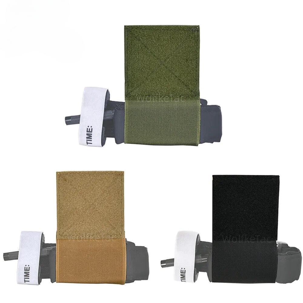 Edc Carry Belt Pouch - Elastic Tourniquet Holder with Hook &