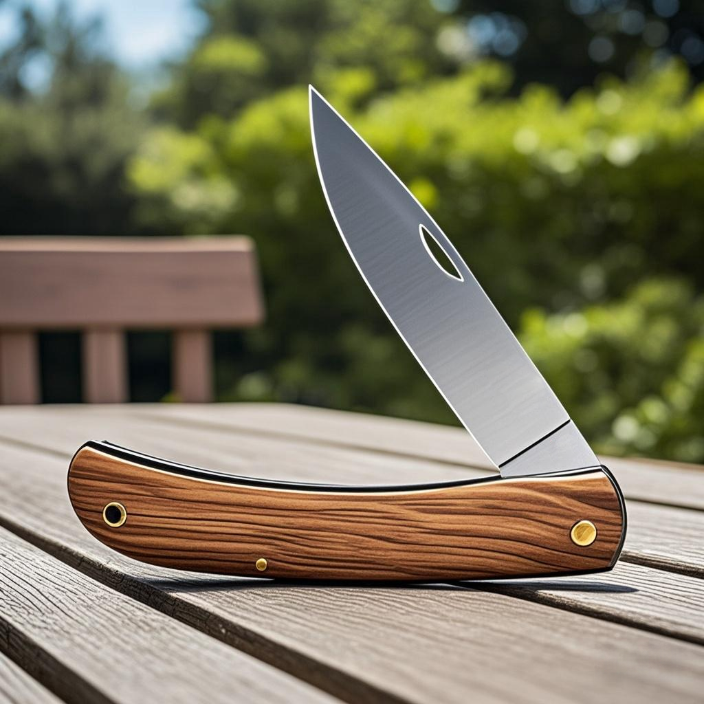 Rosewood Handle Pocket Knife S – Edc Concealed Carry Knife recenzja i cena