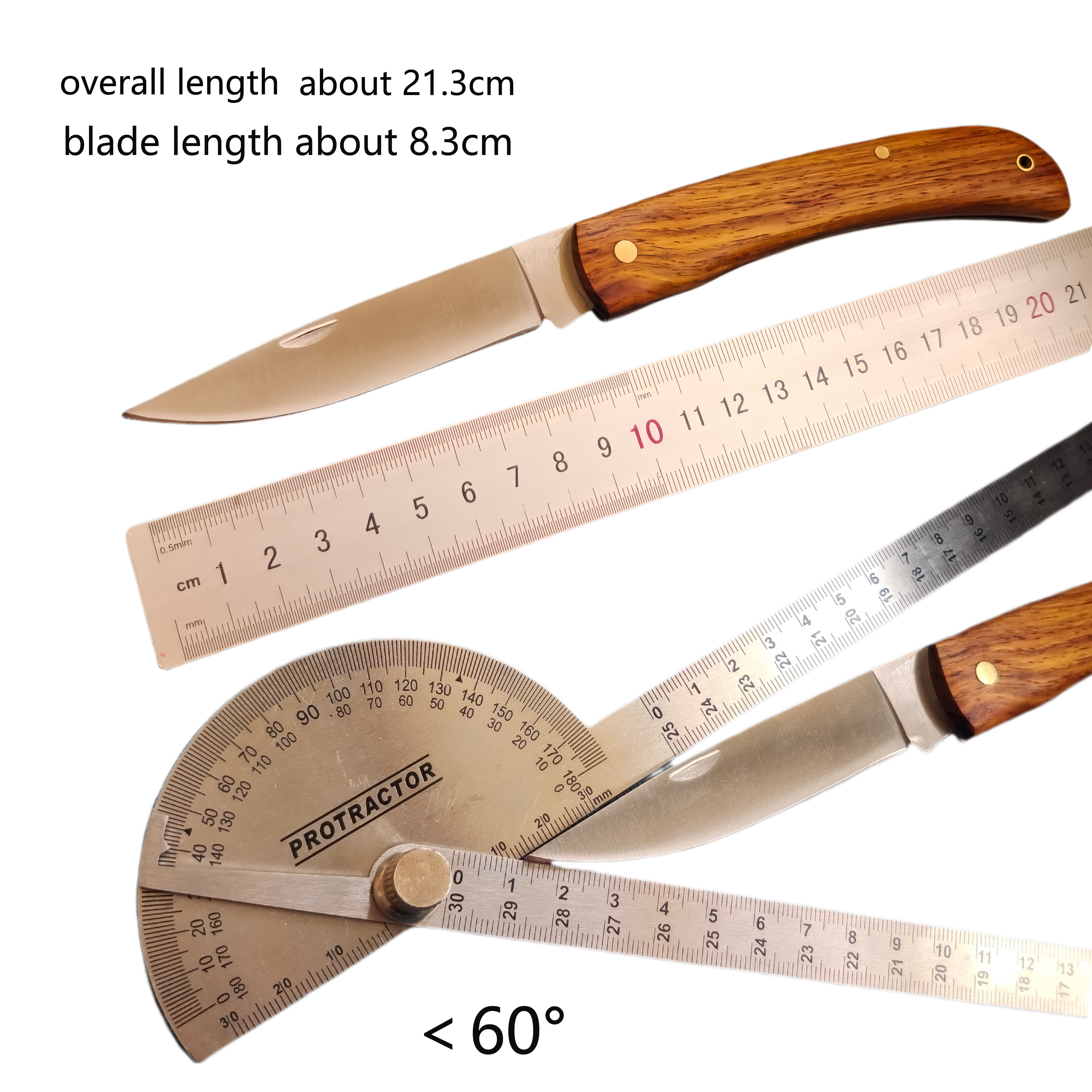 Rosewood Handle Pocket Knife S – Edc Concealed Carry Knife recenzja i cena
