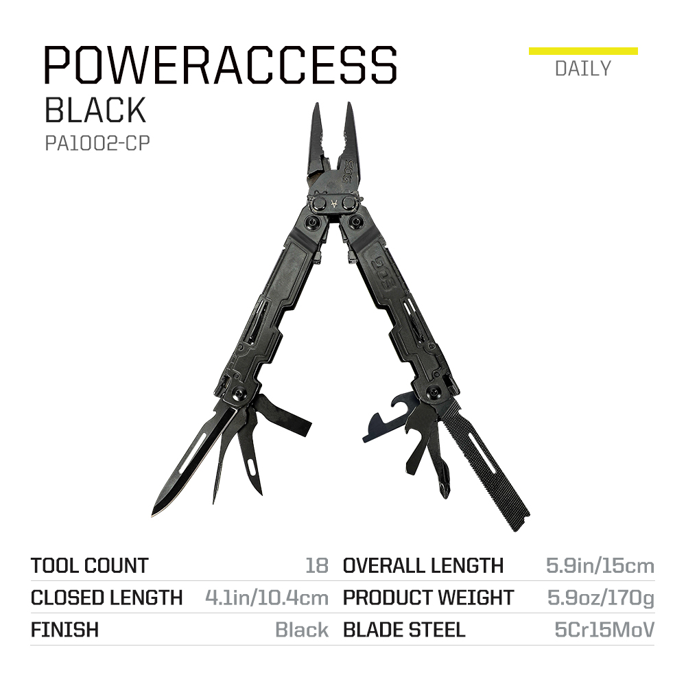 SOG 18 in 1 PowerAccess Compac – Edc Carry Pliers recenzja i cena
