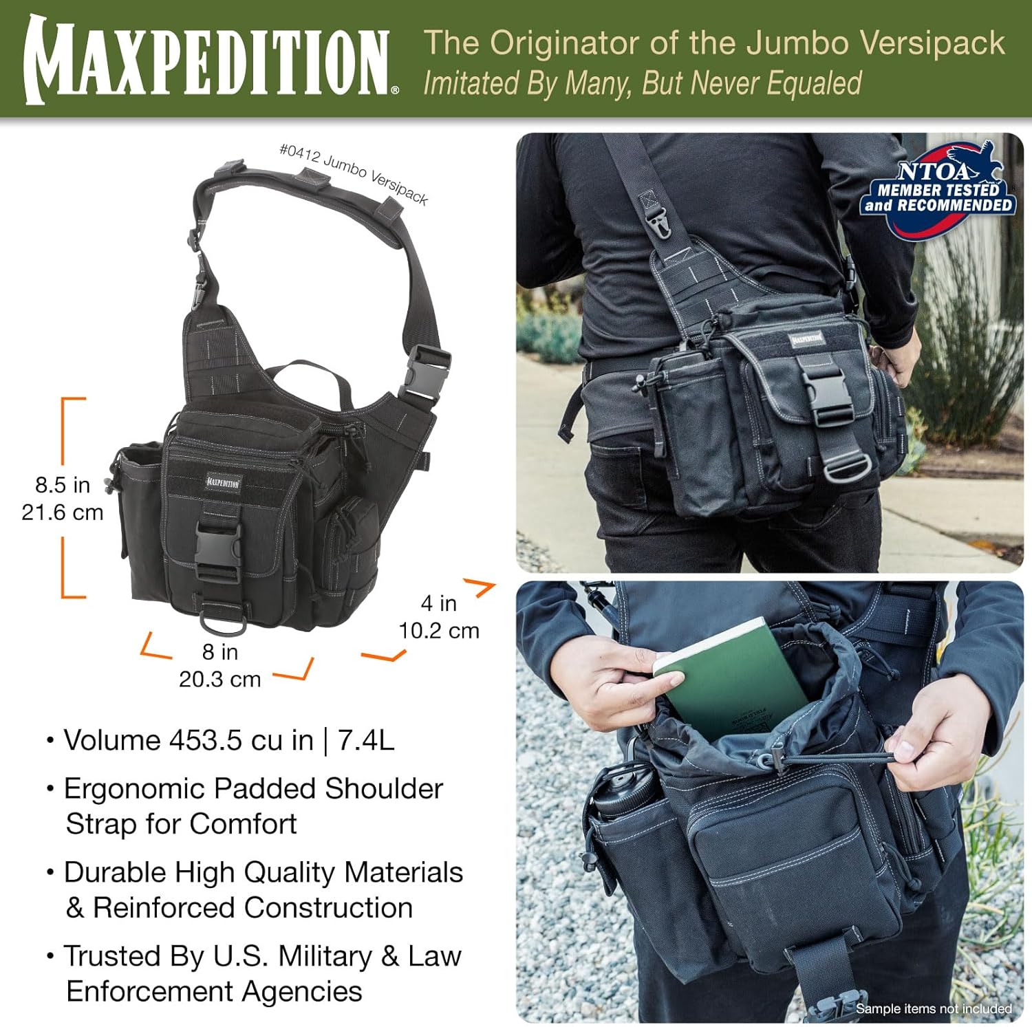 7.4L Tactical Sling Bag, Conce – Edc Concealed Carry Sling Bag recenzja i cena