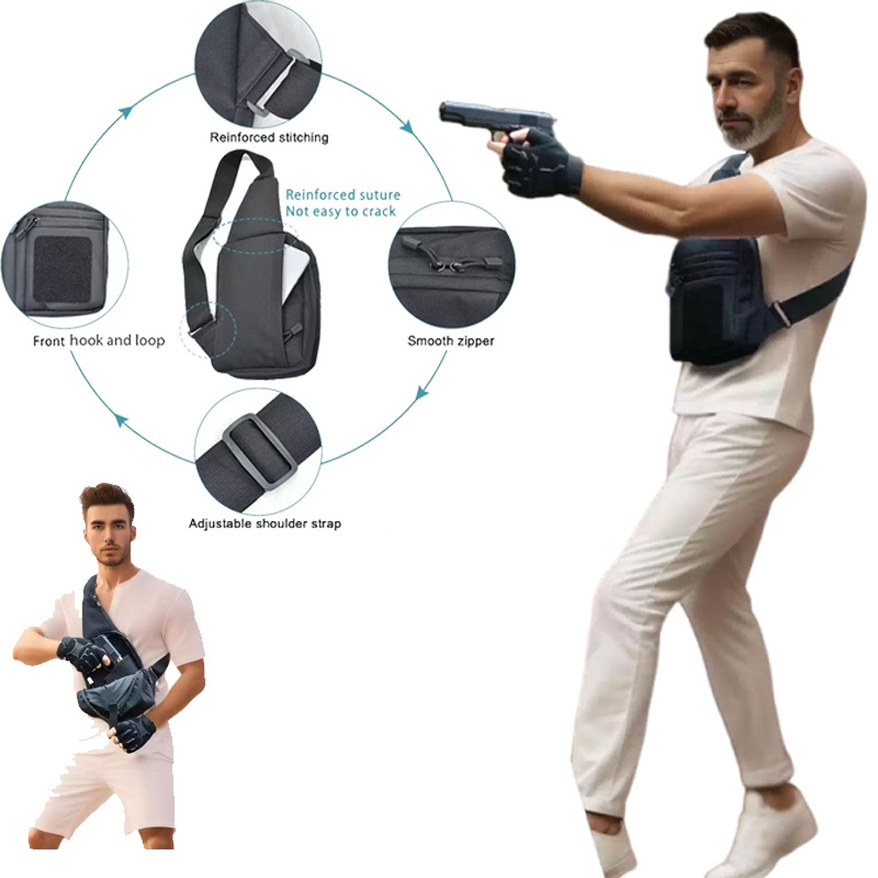 Tactical Pistol Gun Bag Concea – Edc Concealed Carry Sling Bag recenzja i cena