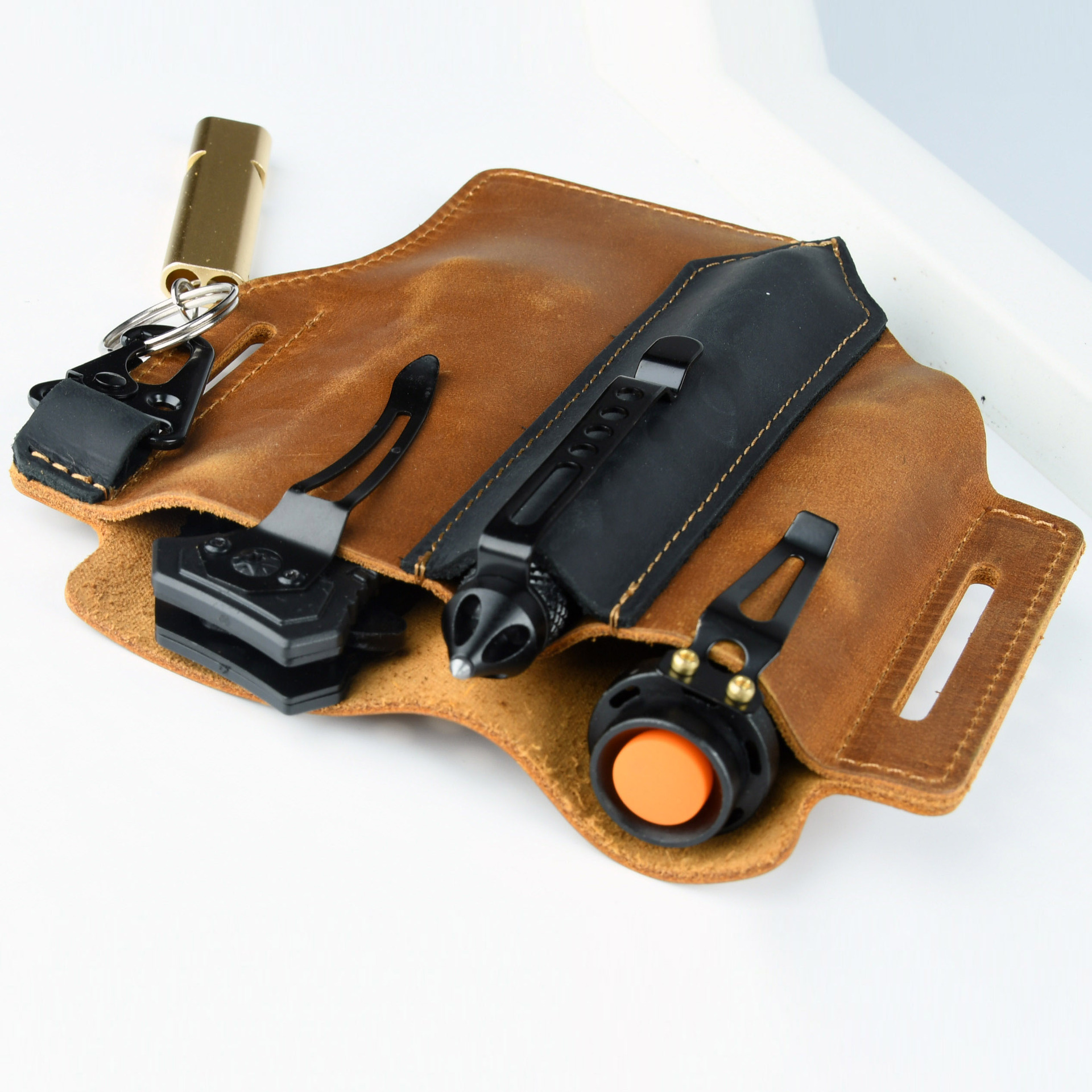 Men Travel Tactical Waist Bag  – Leather Edc. Carry Pouch recenzja i cena