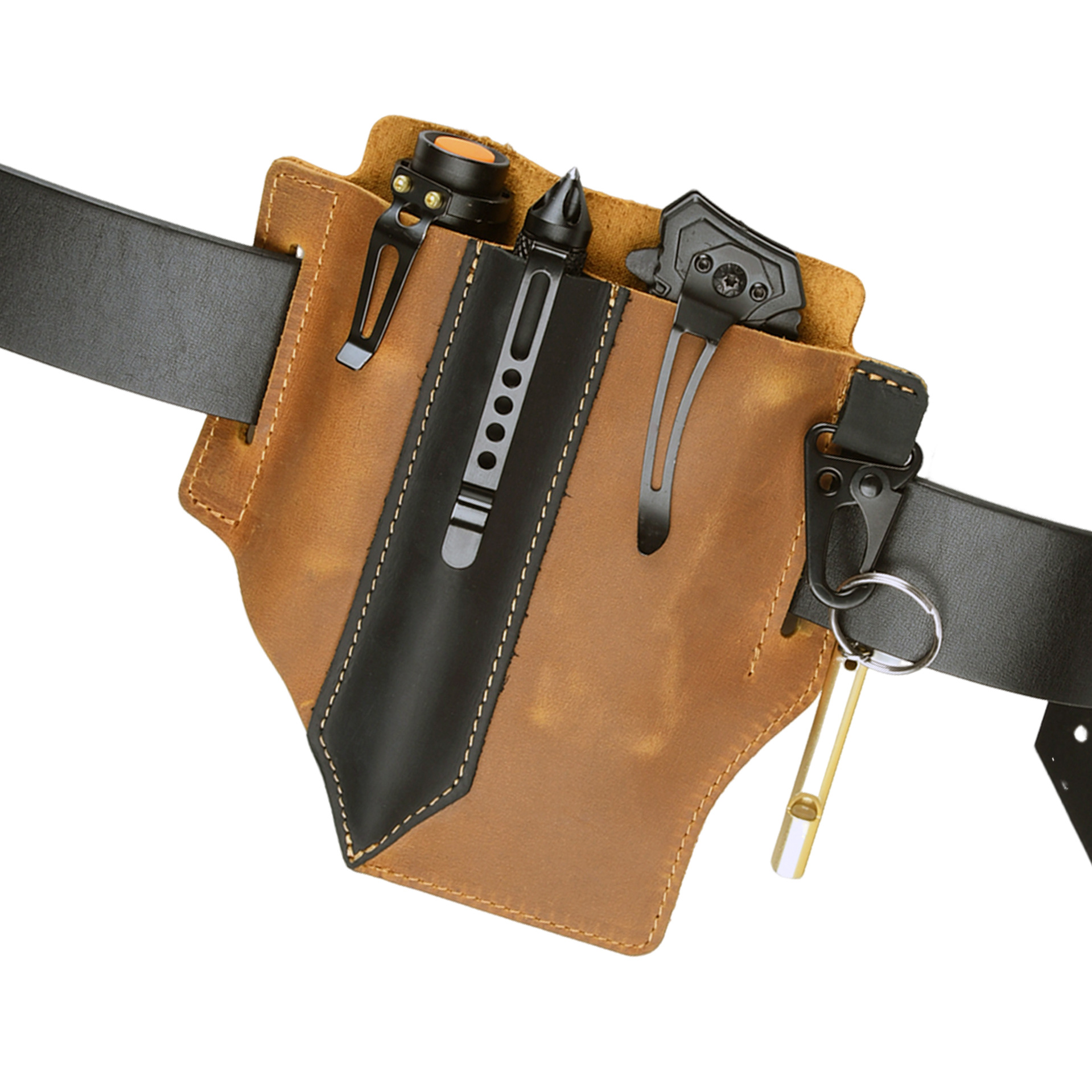 Men Travel Tactical Waist Bag  – Leather Edc. Carry Pouch recenzja i cena