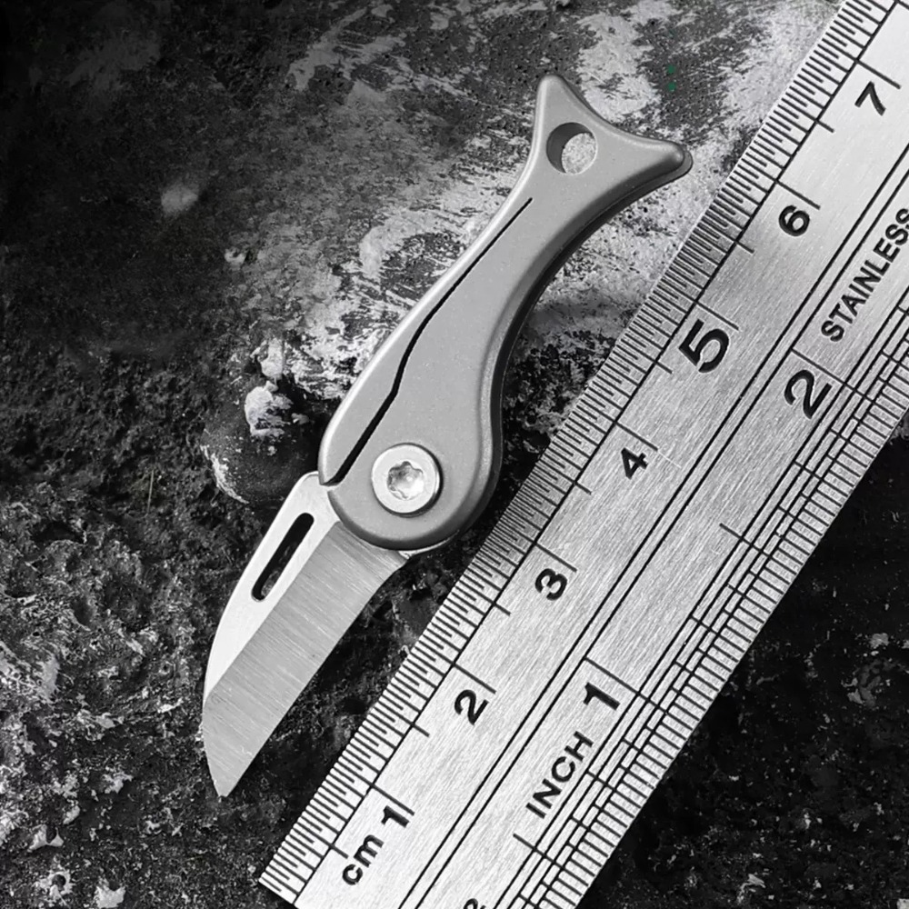 New Retro Mini Titanium Alloy  – Edc Concealed Carry Knife recenzja i cena