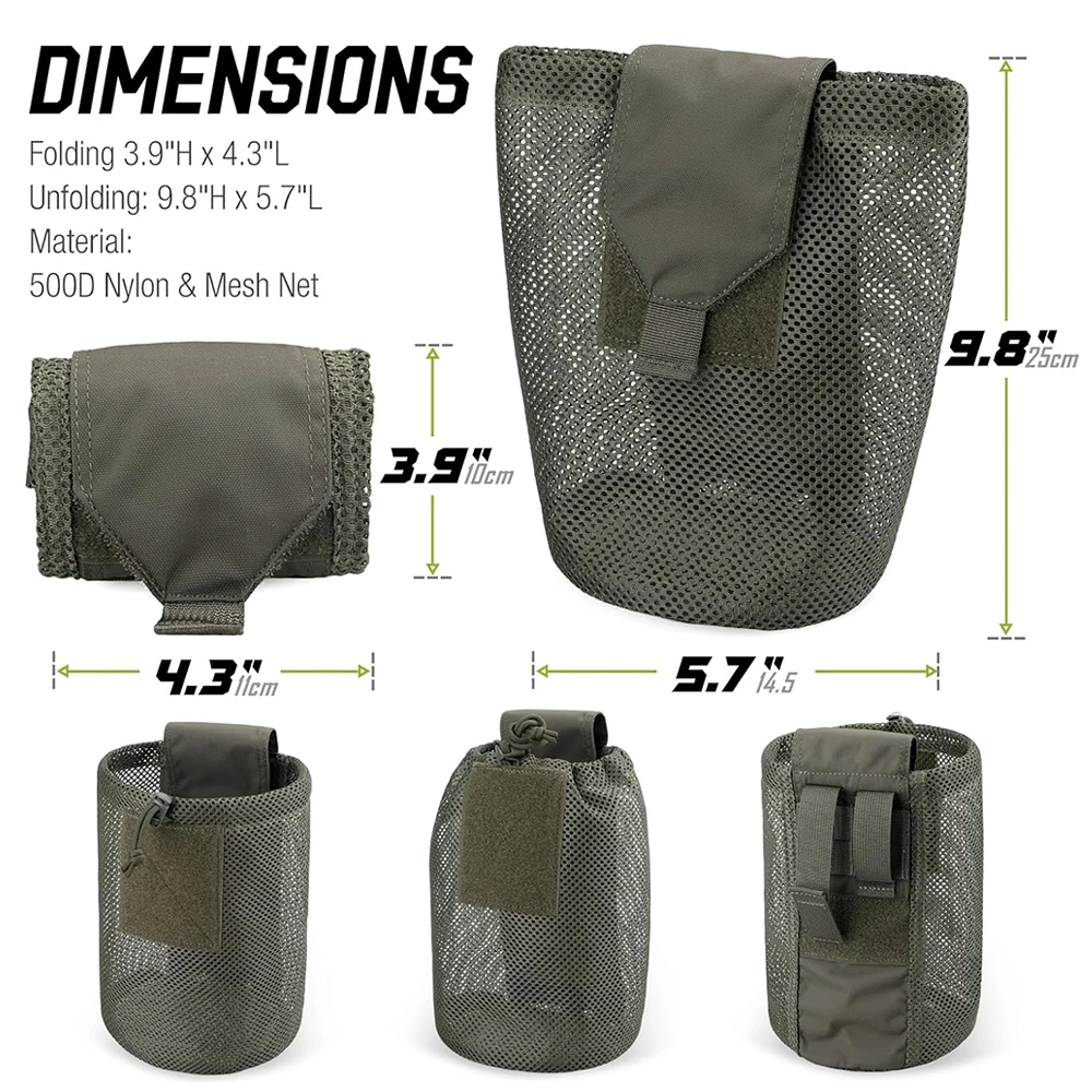 Foldable Molle Dump Drop Pouch – Edc Able Carry recenzja i cena
