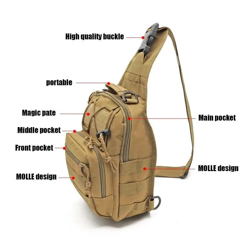 Military Tactical Sling Backpa – Edc Concealed Carry Sling Bag recenzja i cena
