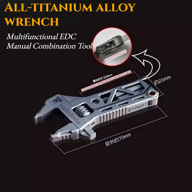 TC4 All-titanium Alloy Wrench  – Edc Carry Pliers recenzja i cena