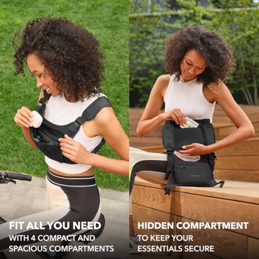 Running Chest Pack Reflective  – Leather Edc. Carry Pouch recenzja i cena