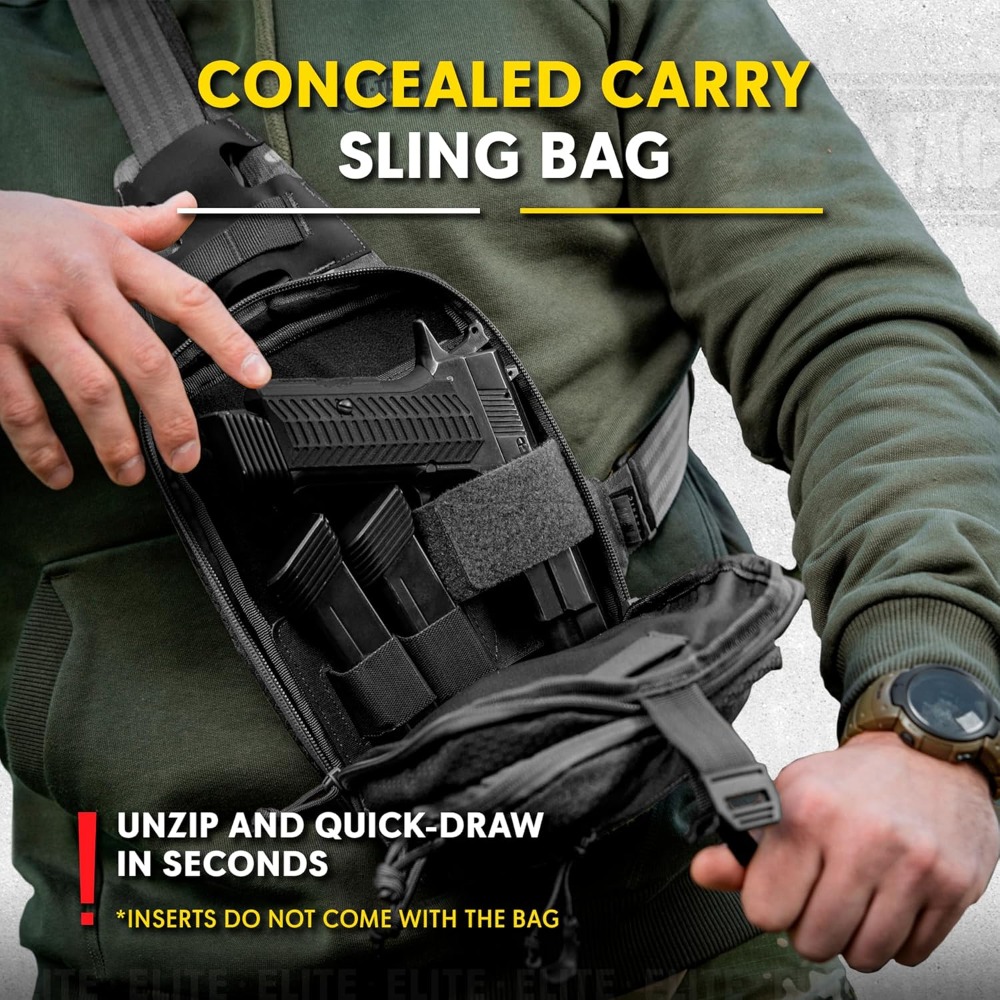 EDC Tactical Sling Bag - Cross – Edc Concealed Carry Sling Bag recenzja i cena