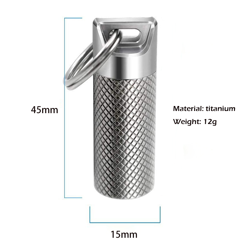 Titanium Alloy Mini Waterproof – Edc Pill Carry recenzja i cena