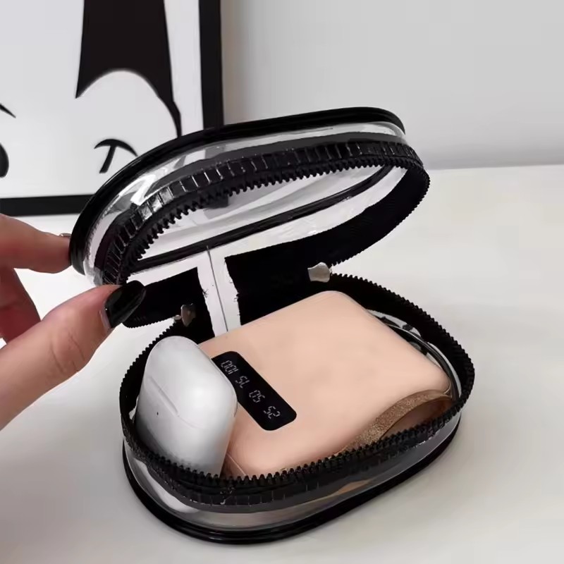 Portable Mini Clear Zipper Sto – Cable Winder Keychain recenzja i cena