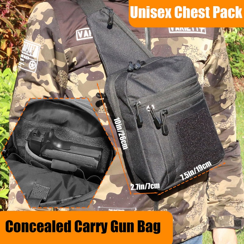 New Tactical Chest Bag Pistol  – Edc Carry Pistols recenzja i cena