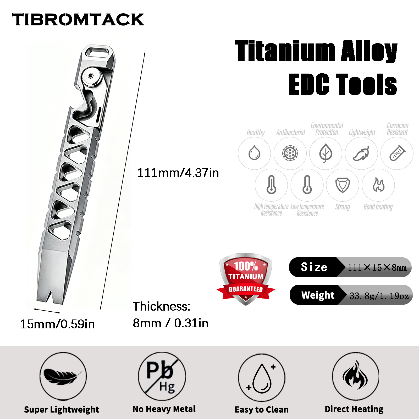 TIBROMTACK Titanium Multi-Func – Edc Carry Co recenzja i cena