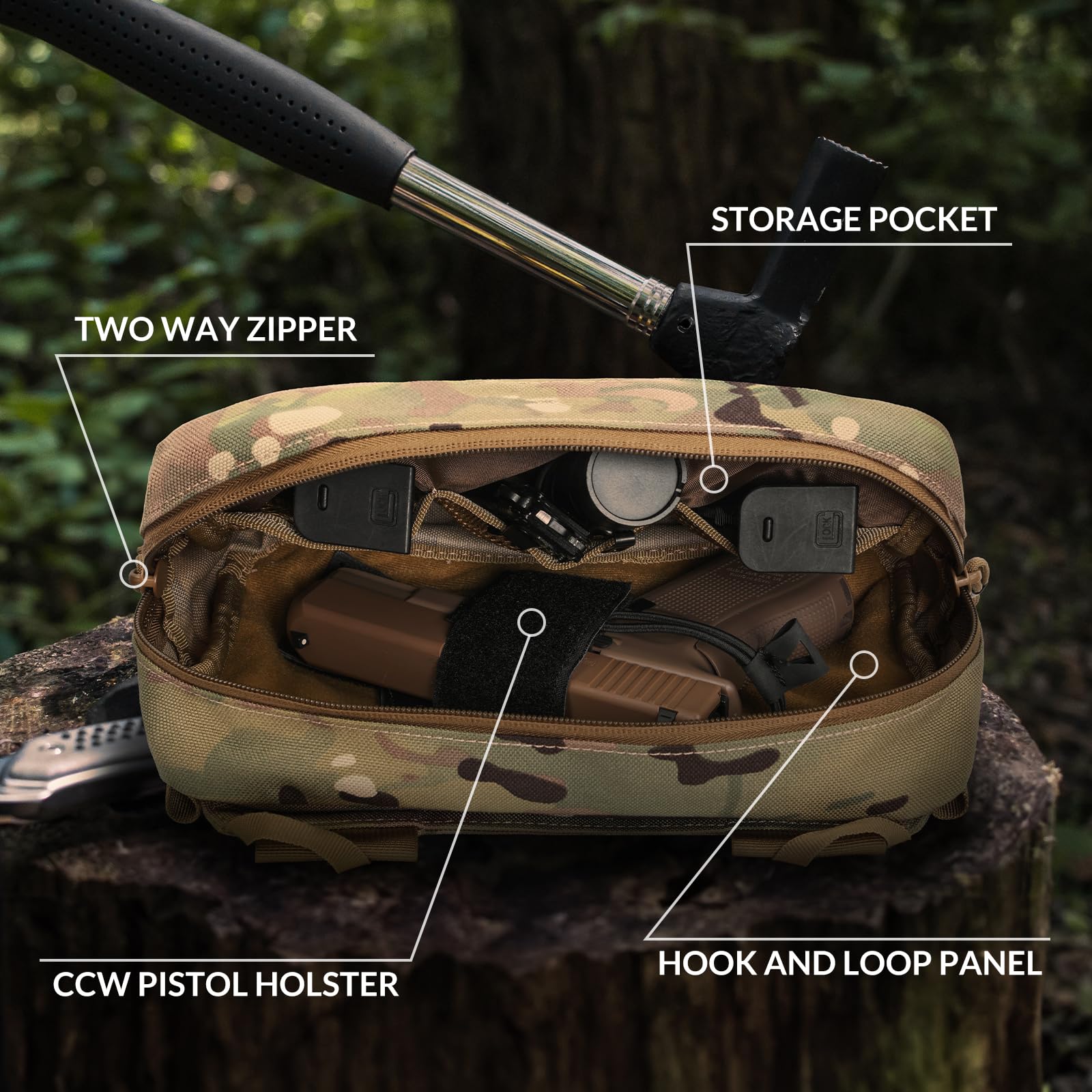 Tactical Fanny Pack, Concealed – Edc Concealed Carry Sling Bag recenzja i cena