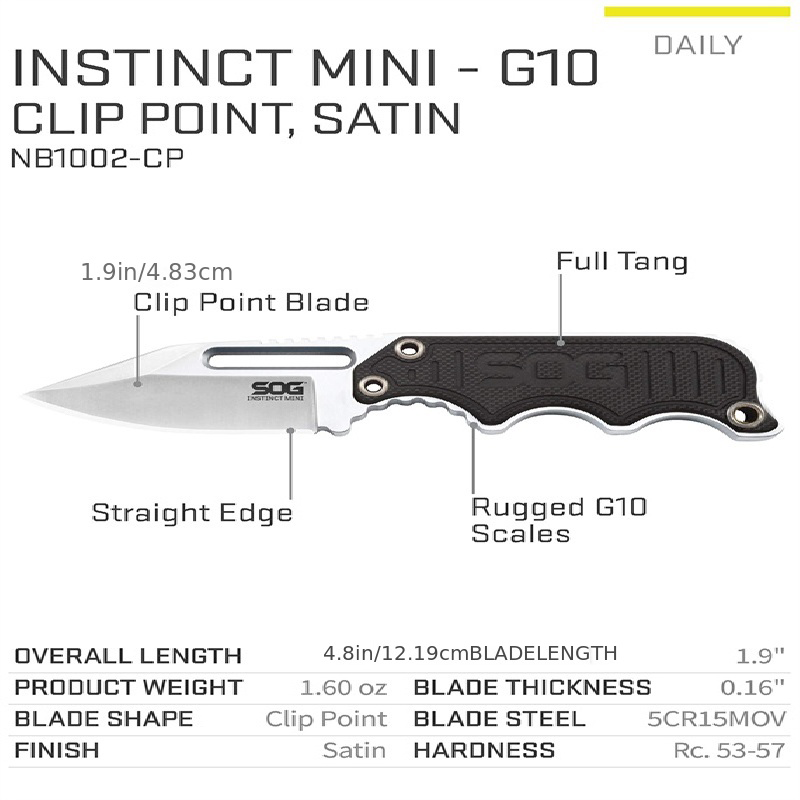 5CR15 stainless steel lightwei – Edc Fixed Blade Deep Carry recenzja i cena