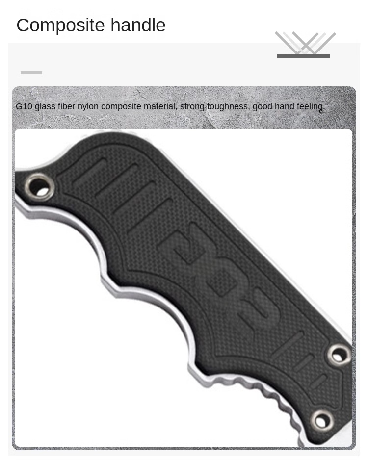 5CR15 stainless steel lightwei – Edc Fixed Blade Deep Carry recenzja i cena