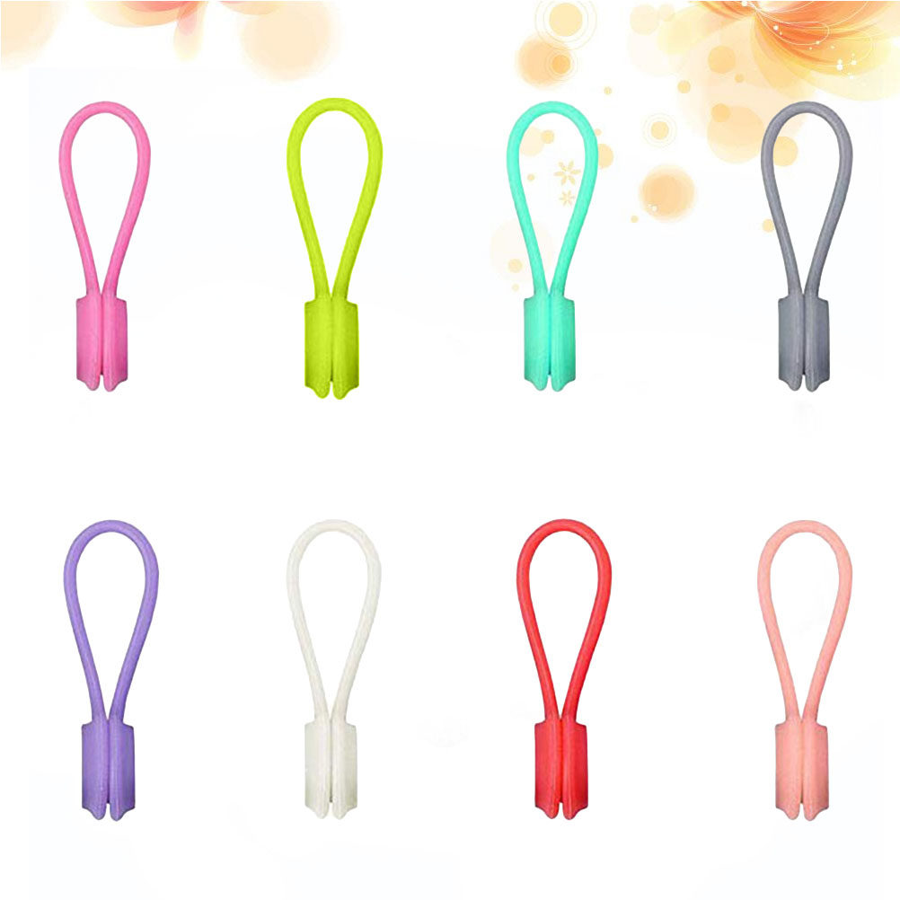 8Pcs Magnetic Earphone Cord Or – Cable Winder Keychain recenzja i cena