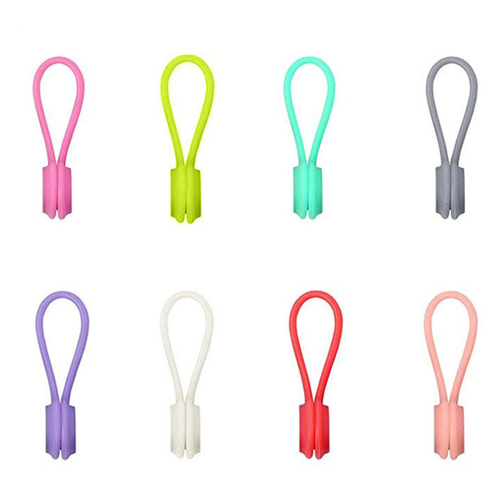 8Pcs Magnetic Earphone Cord Or – Cable Winder Keychain recenzja i cena