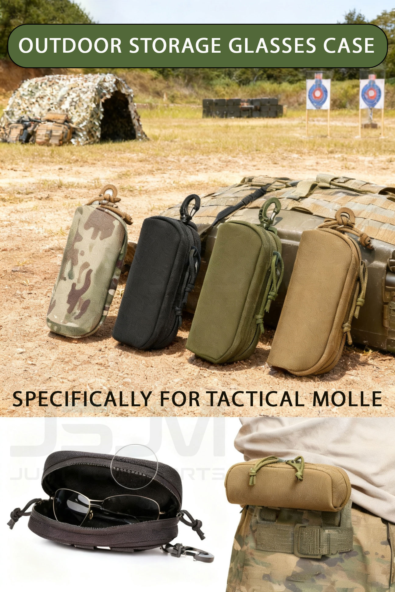 JSJM New Tactical Molle Glasse – Edc Carry Belt Pouch recenzja i cena