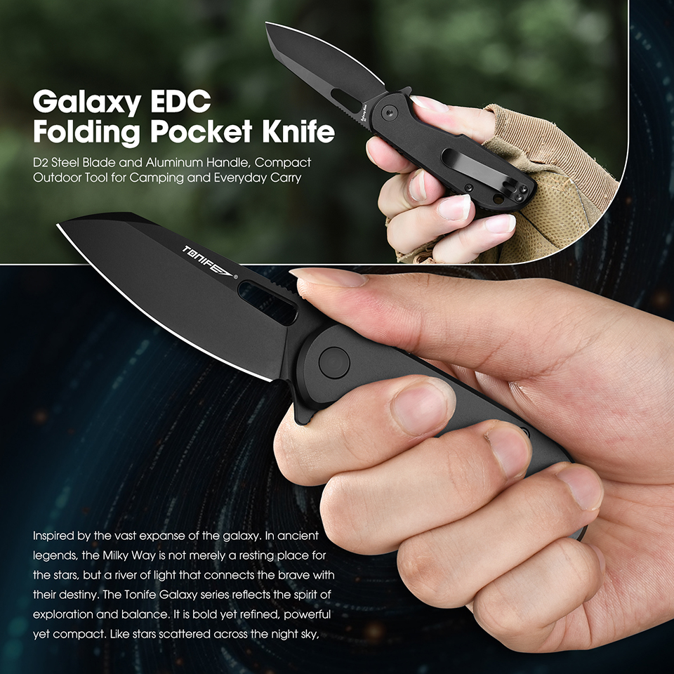 TONIFE Galaxy Mini CKT9205 Fol – Edc Concealed Carry Knife recenzja i cena