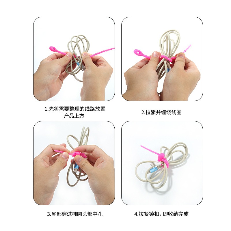 random color5pcs Multifunction – Cable Winder Keychain recenzja i cena