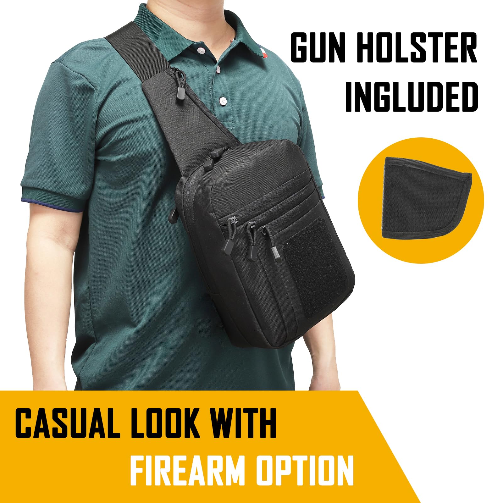 Concealed Carry Crossbody Bag  – Edc Carry Items recenzja i cena