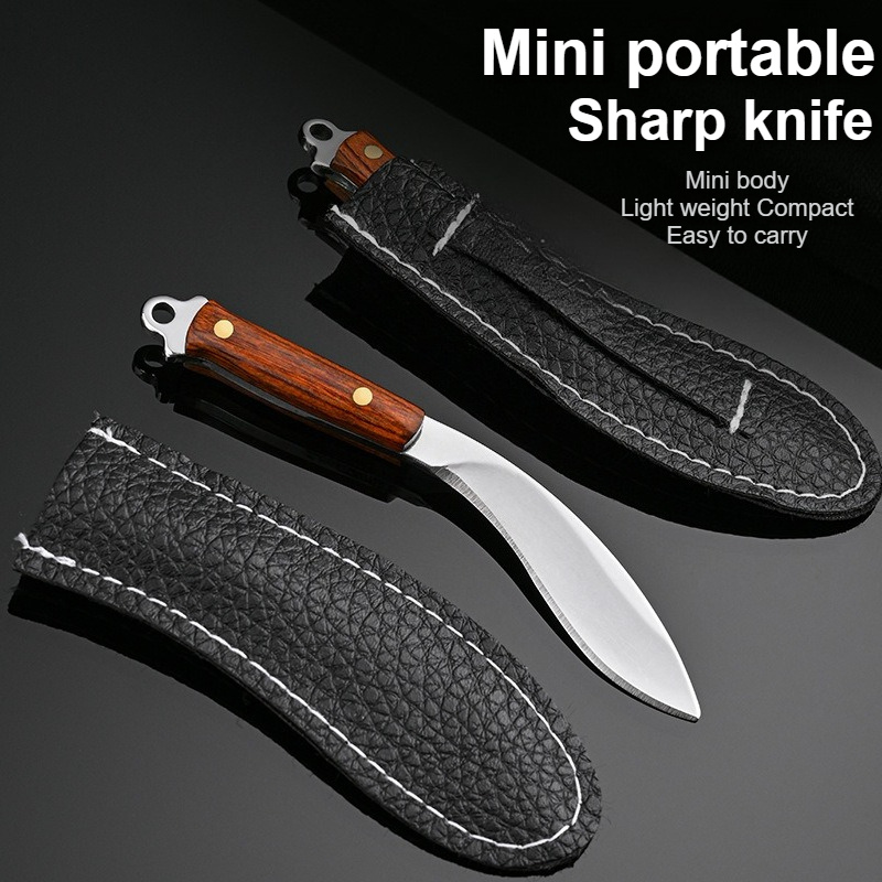 Mini Portable Sharp Fruit Knif – Edc Fixed Blade Deep Carry recenzja i cena