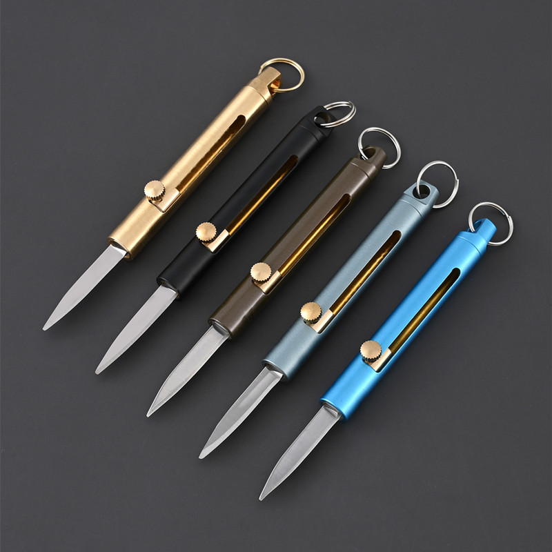EDC Brass Retractable Knife Ou – Edc Fixed Blade Deep Carry recenzja i cena
